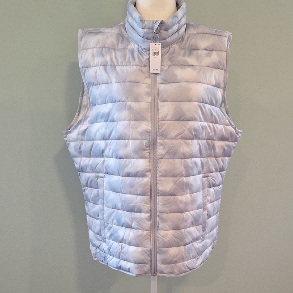 GAP ColdControl Puffer Vest Men's Size XL Silver/Grey New With Tags - Picture 1 of 13